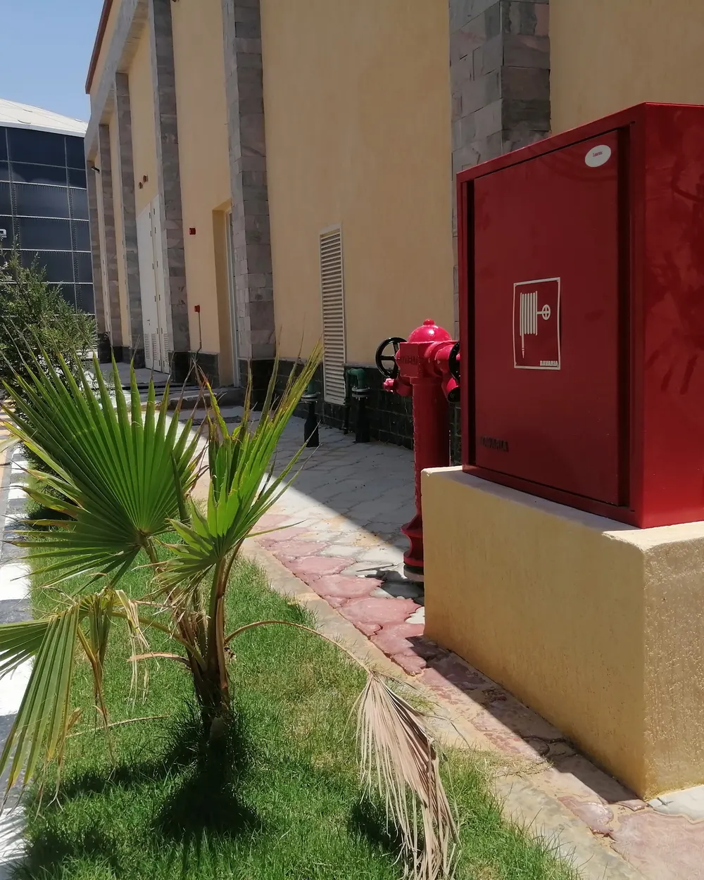 SESCO fire cabinet installed outdoors